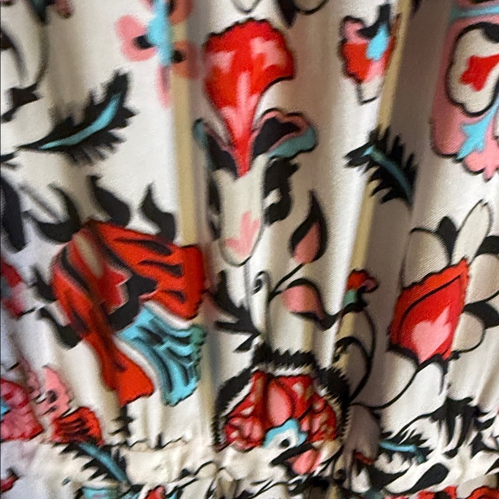 NWT T TAHARI Floral V-Neck Maxi Dress - Picture 13 of 14